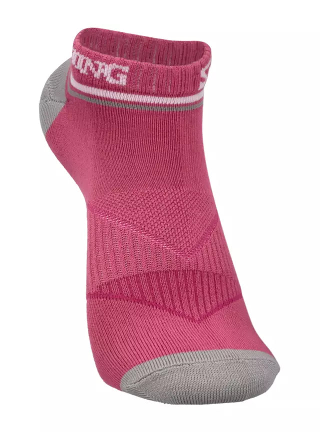 Calcetines Cortos Spalding Multicolor Rosado, Gris, Blanco